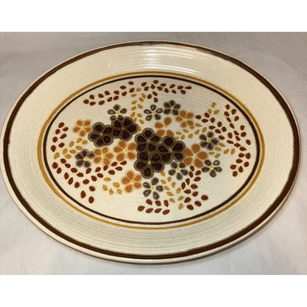 FRANCISCAN TOFFEE Earthware LARGE SERVING PLATTER - 14